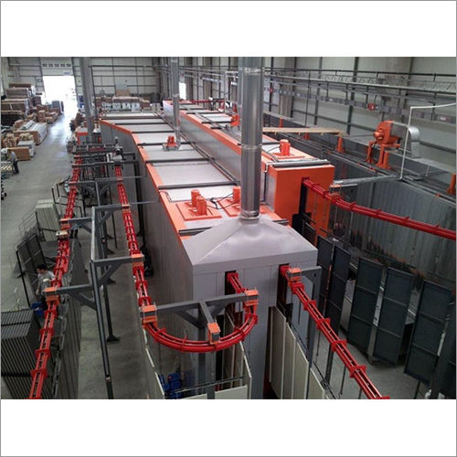 Fully automatic Powder coating Conveyorized Plant