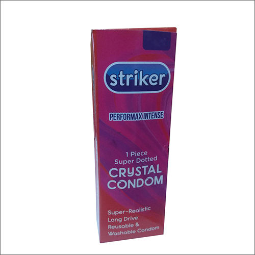 Striker Crystal Condom - Color: Pink