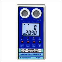Dual Channel Portable Gas Detector