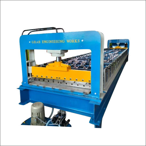 Blue Industrial Roofing Sheet Making Machine