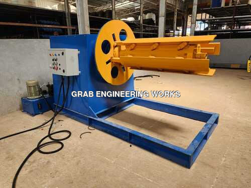 Industrial Decoiler Machine - Color: Green