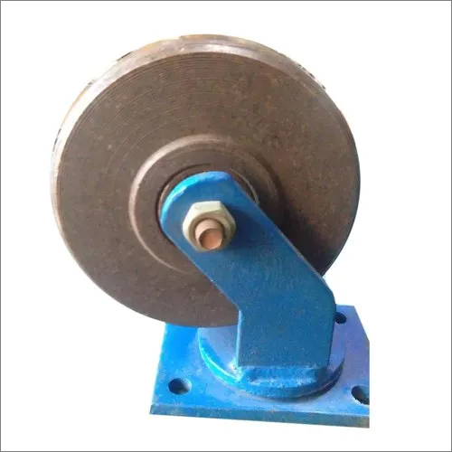 Mild Steel Trolley Caster Wheel - Material: Mild Steel & U.H.M.W, Size: 2 to 12 Inches, Color: Silver | Load Capacity: 400-500 kg, Double Ball Bearing