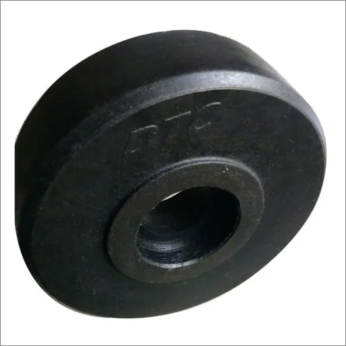 150mm UHMW Plastic Wheel - UHMW Plastic, 150 mm Size, Black Color | Industrial Use, Non-Toxic, Polished Surface, Load Capacity 500 Kg to 1.5 Ton