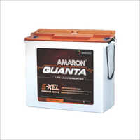 S Xel Amaron Quanta Battery - 150 Ah Capacity, 12 Volt Solar Energy Solution | Durable White And Orange Design, Optimal For Renewable Systems
