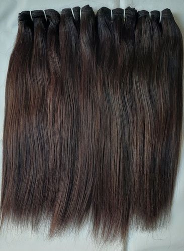 Natural Single Donor Straight Human Hair Long Lasting