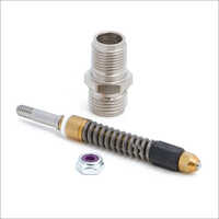 Airless Spray Gun Spare Parts - Stainless Steel, 0.3 Mm Nozzle Size, Chrome Color, <30 Psi Air Pressure | Durable, Strong, Easy To Operate