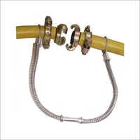 Whip Check Safety Cable - Stainless Steel, 2 Feet Long, 10 mm Wire Diameter | 1-Year Warranty, Industrial Application