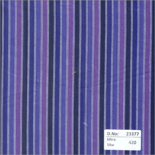 23377 58 Inch Stripes Fabrics - Cotton, 420 Meters Long, Purple Color | Plain Texture, Ideal for Various Textile Uses