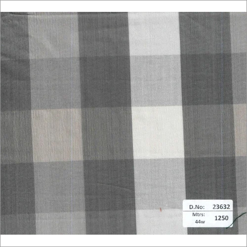 Black 23632 44 Inch Tomtom Checks Fabrics - 1250 Mtrs