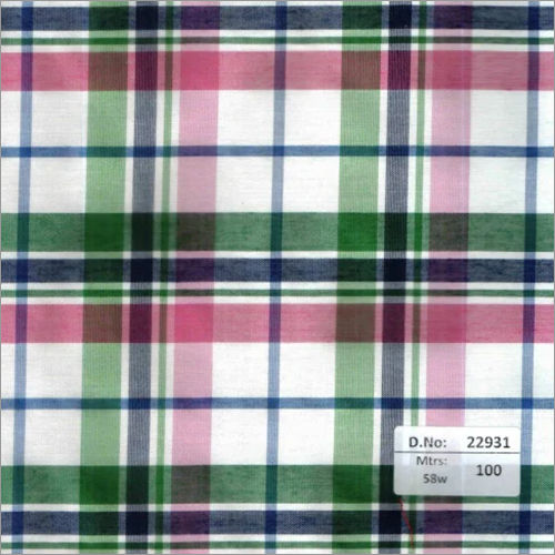 22931 58 Inch Checks Fabrics - 100 Mtrs