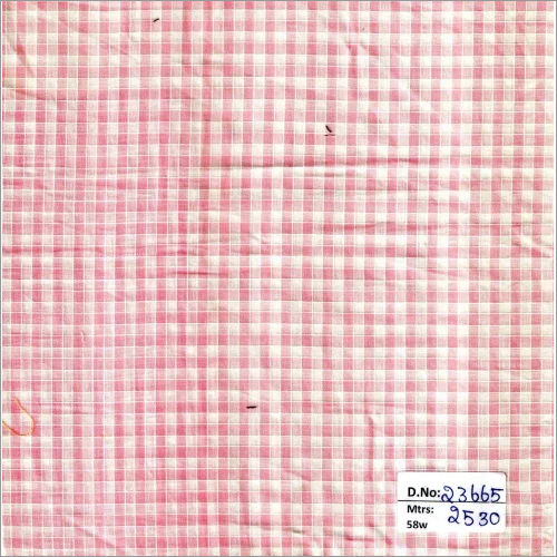 23665 58 Inch Mill Made Gingham Checks Fabrics - 2530 Mtrs