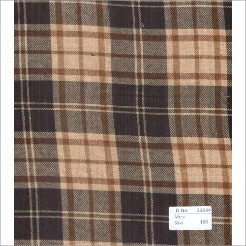 23694 58 Inch Twill Checks Fabrics - 180 Mtrs