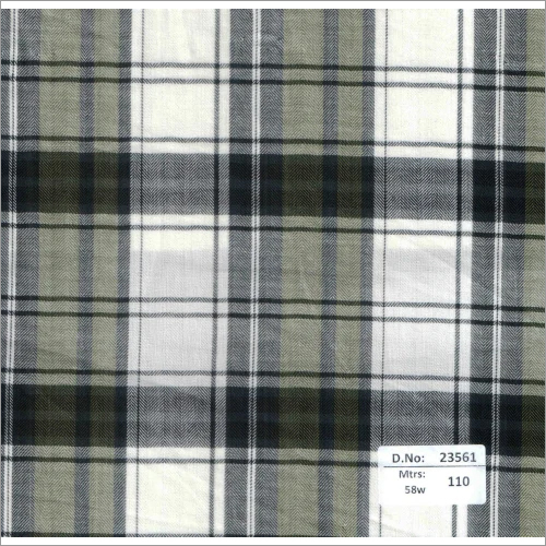 23561 58 Inch Twill Checks Fabrics - 110 Mtrs
