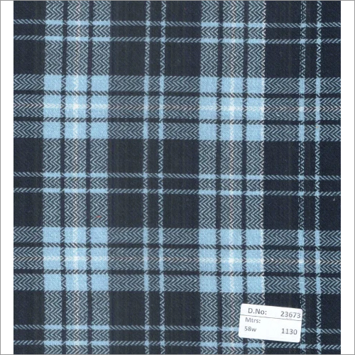 23673 58 Inch Twill Checks Fabrics - 1130 Mtrs