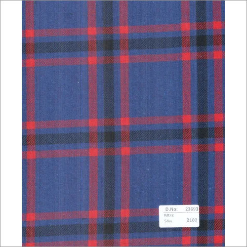 23693 58 Inch Twill Checks Fabrics - 2100  Mtrs