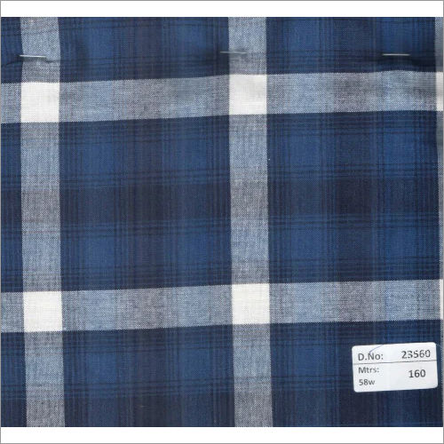 23560 58 Inch Mill Made Checks Fabrics - 160 Mtrs