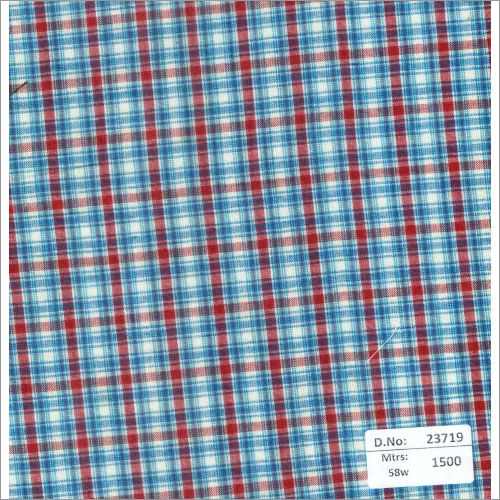 23719 58 Inch Mill Made Checks Fabrics - 1500 Mtrs