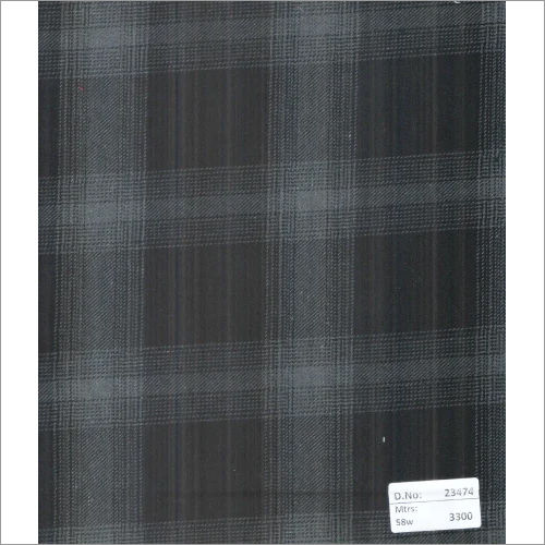 23474 58 Inch Twill Checks Fabrics - 3300 Mtrs