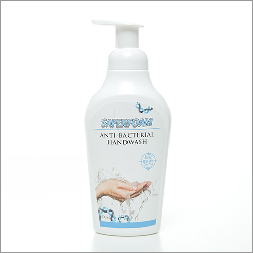 SaferFoam Anti-Bacterial Handwash 500ml Adult (Pump)