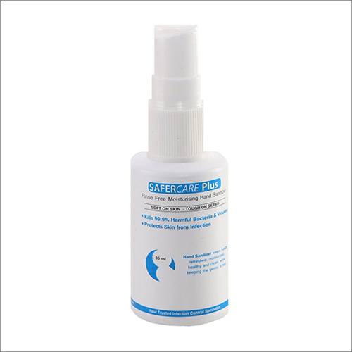 Safercare Plus Free Rinse Free Moisturizing Hand Sanitizer 35 ml ( Spray Mode)
