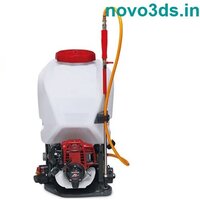 Red Knapsack Power Sprayer 4 Stroke Petrol Engine 15 Liters