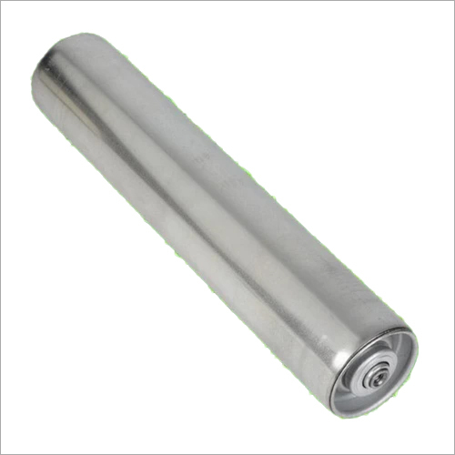 Silver Mild Steel Conveyor Roller