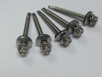 STAINLESS STEEL 410 GARDE HEXAGONAL HEAD SELF DRILLING SCREWS