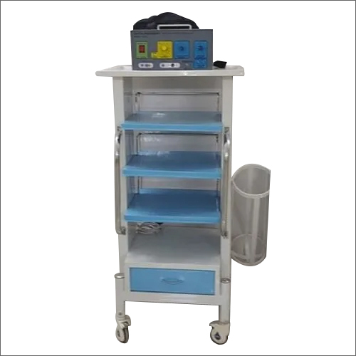 Durable Mild Steel Monitor Trolley