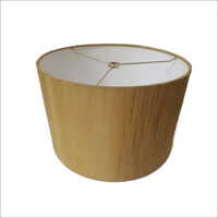 Brown Cylinder Wood Lamp Shade