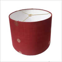 Maroon Brass Lamp Shade Power Source: Electric