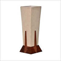 Brown Wooden Table Lamp
