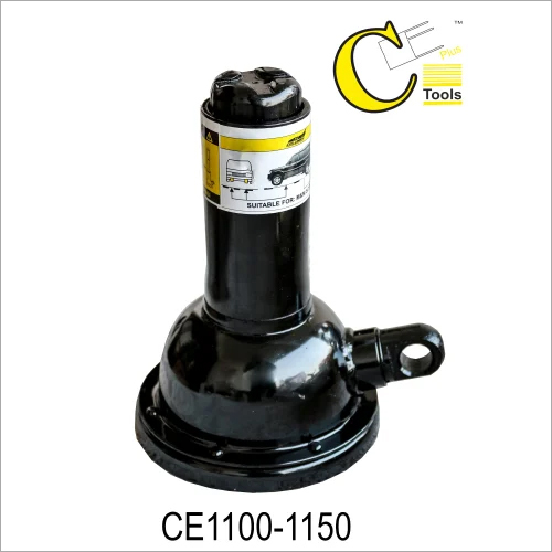 2 Ton Scorpio Bottle Jack - Mild Steel, 480 Millimeter Height | Double Nonreturn Thread Locking System, Ideal for Commercial Vehicles