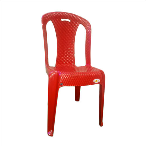 Durable Red Armless Chair