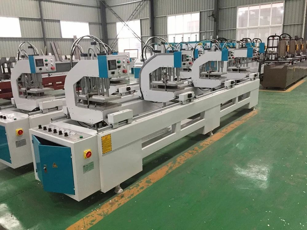 Double head cutting machine aluminium cum