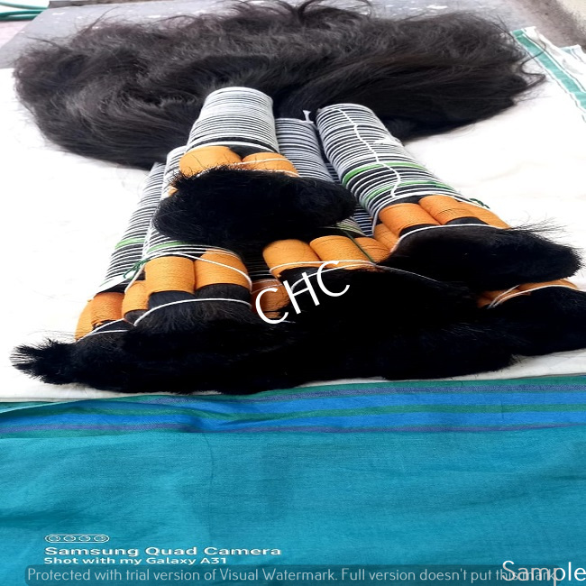 RAW VIRGIN SINGLE DRAWN HUMAN HAIR