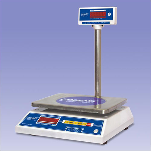 White And Blue Led Display Tabletop Weighing Scale