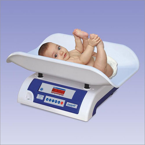 White And Blue Led Display Baby Weighing Scale