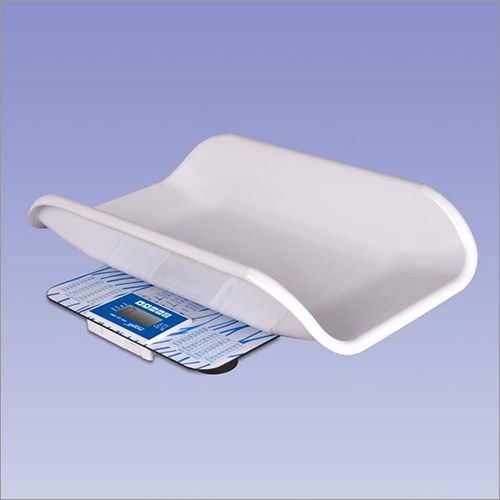 White And Blue Portable Baby Weighing Scale