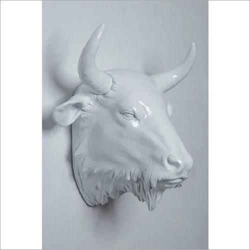 Fiberglass Bull Sculpture