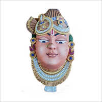 Fiberglass Shree Nath Ji Face Murali