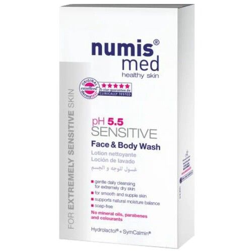 Numis med Sensitive Face and Body Wash