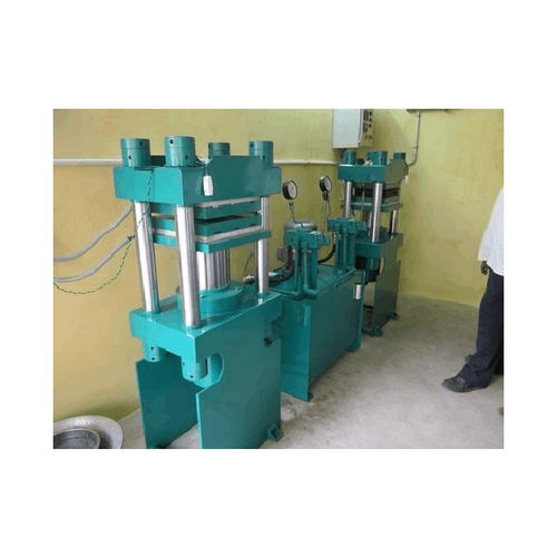 Green Customized Hydraulic Rubber Press And Moulding Machine