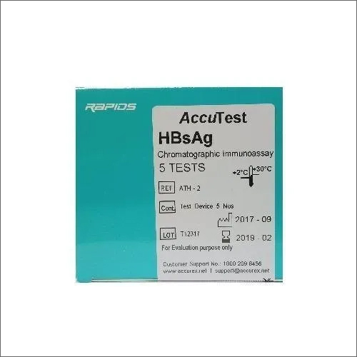 Non Woven Accurex AccuTest Hbs Ag Test Kit