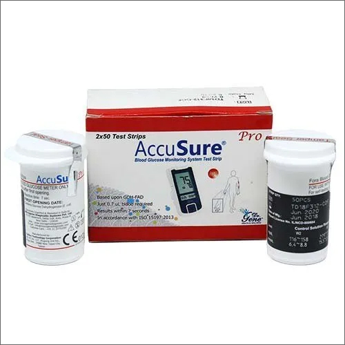 100T AccuSure Pro Test Strips