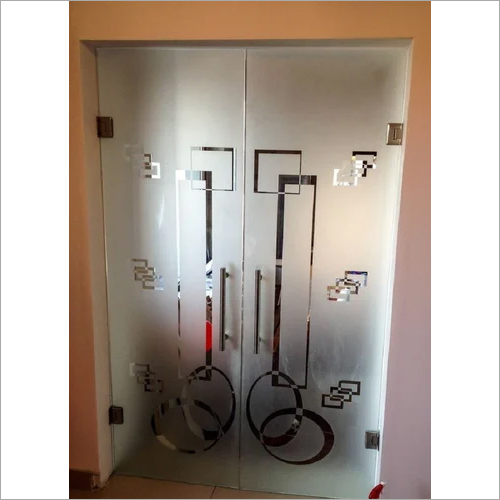 Frameless Toughened Glass Door Application Residential at Best Price