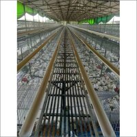 Gi Wire Layer Egg Poultry Cage - Gi Wire Material, Manual Technology, Gray Color | Durable Cage Design For Efficient Egg Production