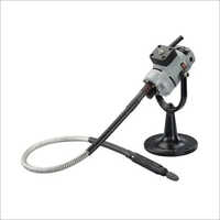KF2 Flexible Shaft Grinder - Cast Iron, 240mm x 405mm | 370W Power, 6mm Collet, 12000rpm Grinding Speed, Industrial Use, Black and Grey