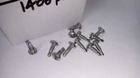 Ss410 Pan Head Self Drilling Screws - 2 Inch, Polished Stainless Steel | Full Thread, Box Packing, Ideal For Industrial Hvac And Electrical Projects