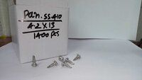 Stainless Steel 410 Grade Pan Head SDS Screw