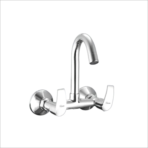 Silver Cr-020 Long Spout Sink Mixer